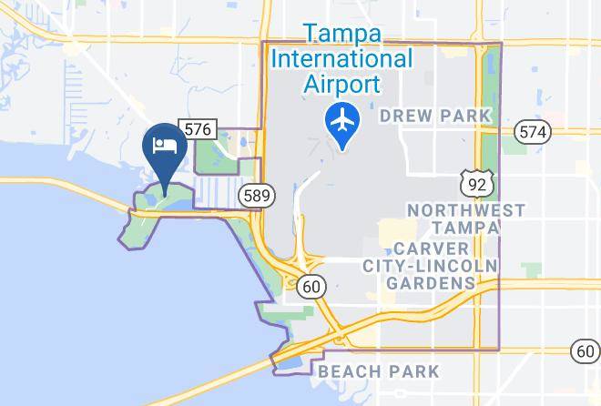 Hillsborough - Hampton Inn Tampa Rocky Point Airport Maps