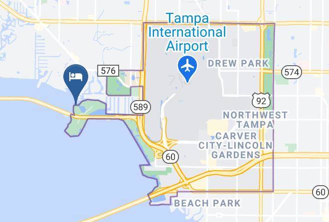 Hillsborough - Doubletree By Hilton Tampa Rocky Point Waterfront Maps