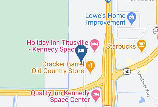 Brevard - Hampton Inn Titusville I 95 Kennedy Space Center Maps