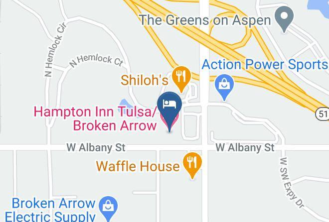 Tulsa - Hampton Inn Tulsa Broken Arrow Maps