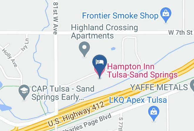 Tulsa - Hampton Inn Tulsa Sand Springs Maps