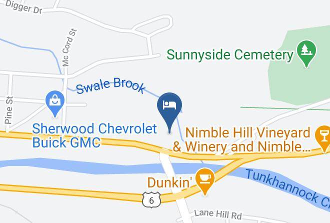 Hampton Inn Tunkhannock Map