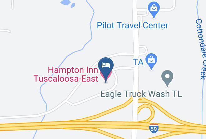Tuscaloosa - Hampton Inn Tuscaloosa East Maps