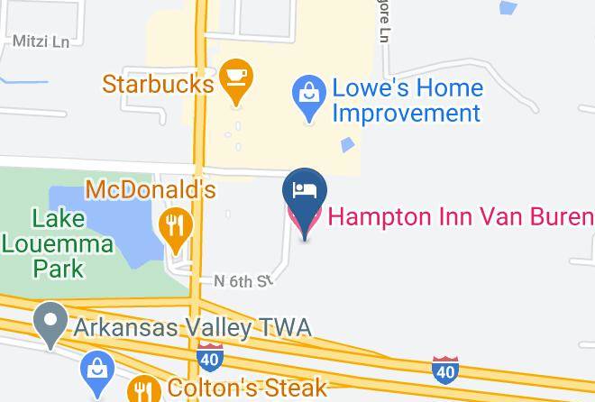 Crawford - Hampton Inn Van Buren Maps
