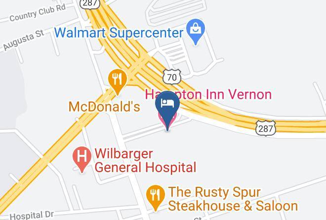 Wilbarger - Hampton Inn Vernon Maps