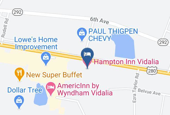 Toombs - Hampton Inn Vidalia Maps