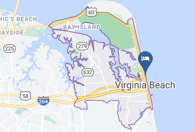 Virginia Beach City - Hampton Inn Virginia Beach Oceanfront North Maps