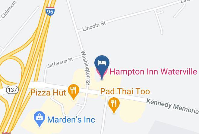 Kennebec - Hampton Inn Waterville Maps