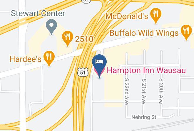 Marathon - Hampton Inn Wausau Maps