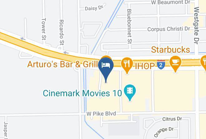 Hampton Inn Weslaco Map