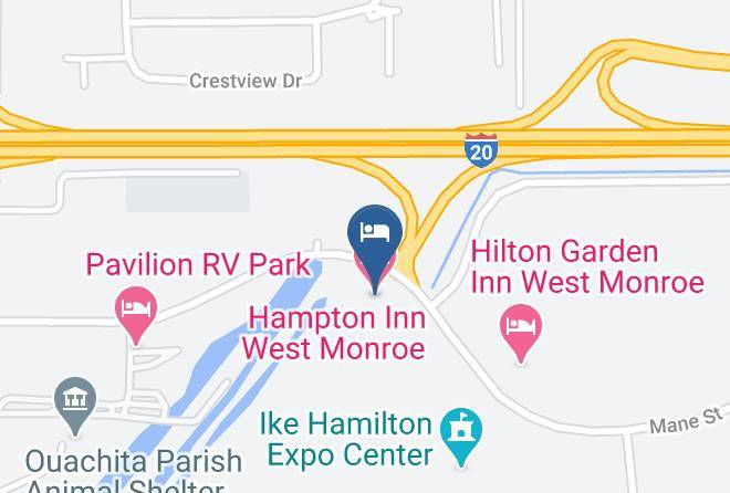 Ouachita Par - Hampton Inn West Monroe Maps