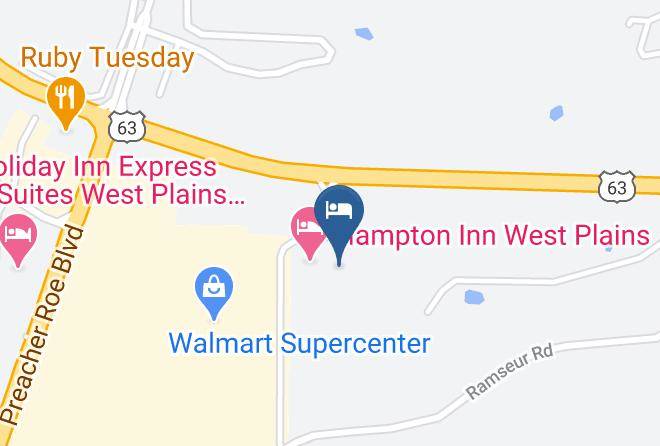 Howell - Hampton Inn West Plains Maps