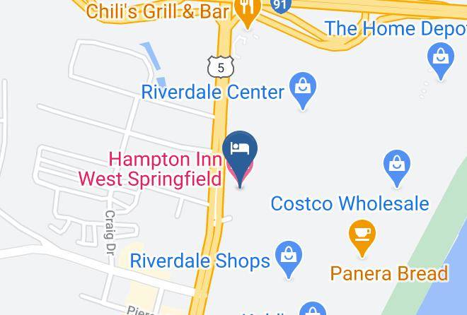 Hampden - Hampton Inn West Springfield Maps