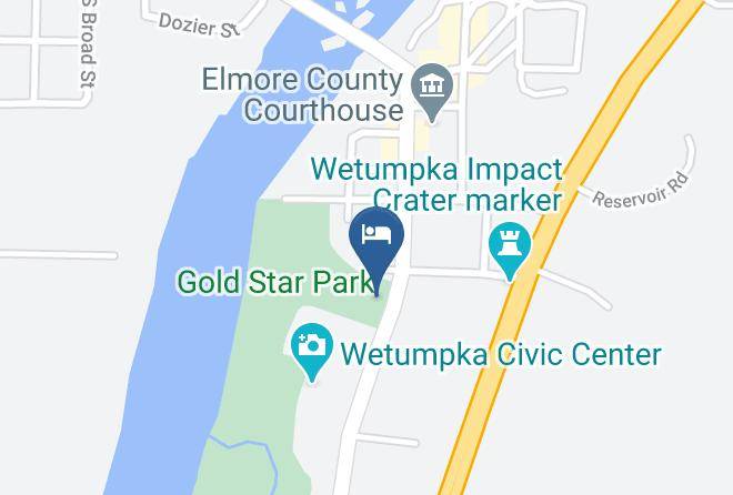 Hampton Inn Wetumpka Map