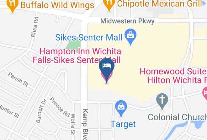 Wichita - Hampton Inn Wichita Falls Sikes Senter Mall Maps