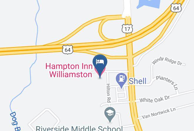 Martin - Hampton Inn Williamston Maps