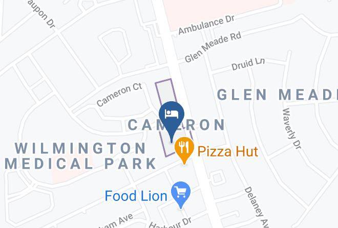 Hampton Inn Wilmington Medical Park Map