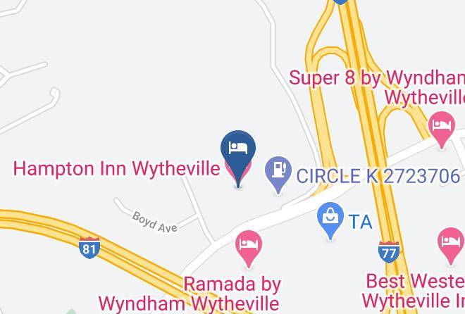 Wythe - Hampton Inn Wytheville Maps