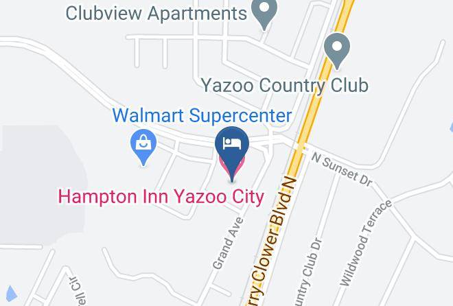 Yazoo - Hampton Inn Yazoo City Maps
