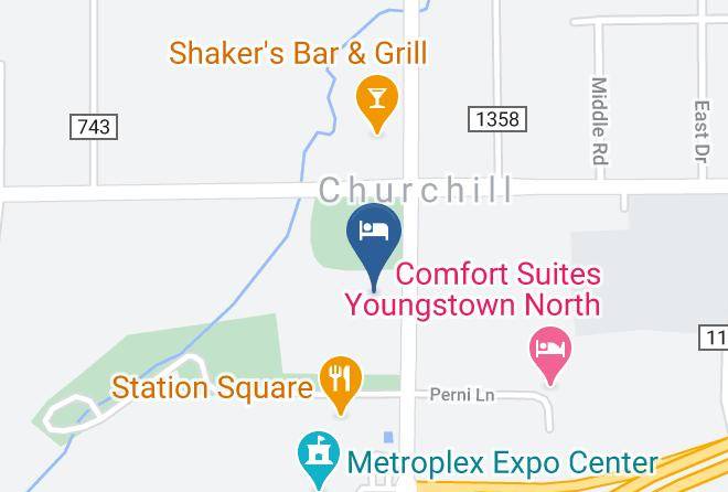 Trumbull - Hampton Inn Youngstown North Maps
