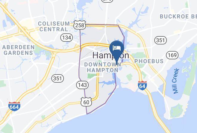 Hampton City - The Landing At Hampton Marina Tapestry Collection By Hilton Maps