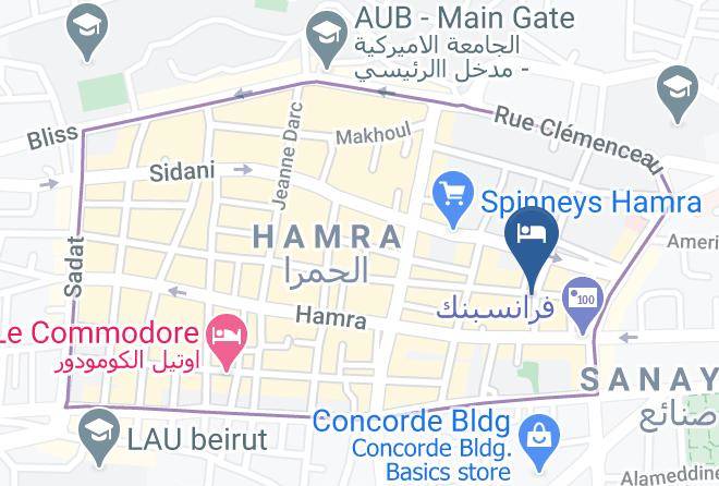 Beyrouth - Hamra Urban Gardens Maps