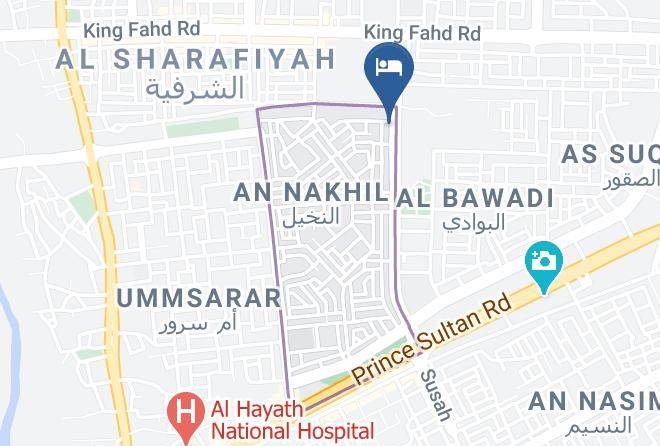 Khamis Mushait - Hamsat Fajr Hotel Maps