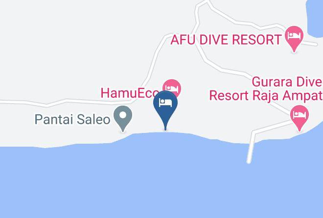 Raja Ampat Regency - Hamueco Raja Ampat Dive Resort Maps