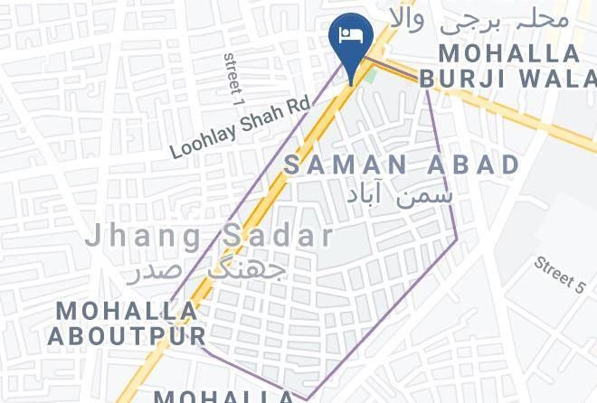 Islamabad - Hamza Hotel Maps