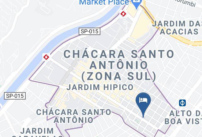 Sao Paulo Santo Amaro - Hamzo Acomodacoes Maps