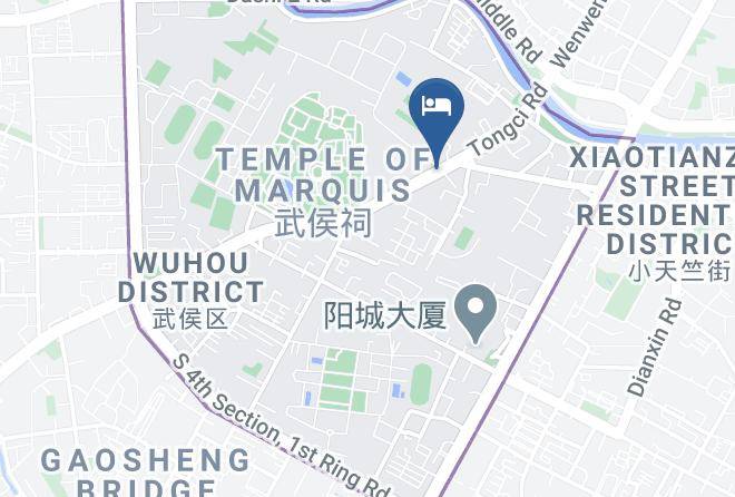 Chengdu - Han Dynasty Boutique Hotel Maps