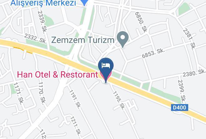 Muratpasa - Han Otel & Restorant Maps