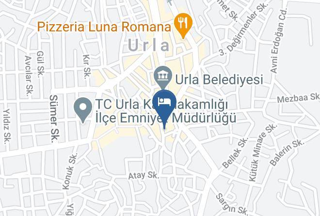 Urla - Han Otel Maps