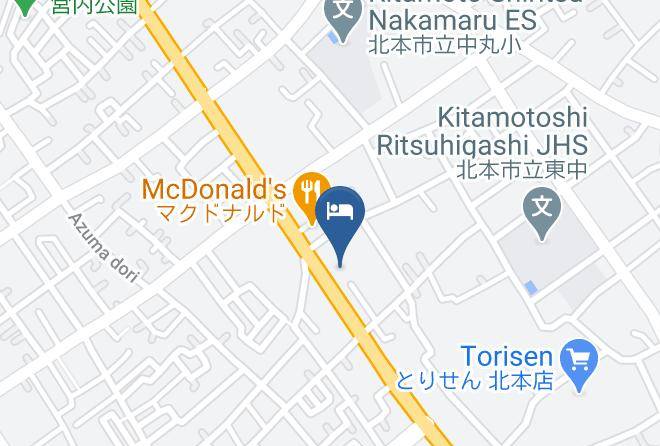 Kitamoto City - Hana Hotel Maps