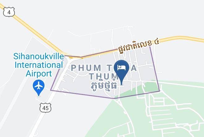 Prey Nob - Hana Resort Ream Sihanouk Ville Maps