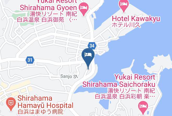 Shirahama Townnishimuro District - Hanakazari Inn Maps