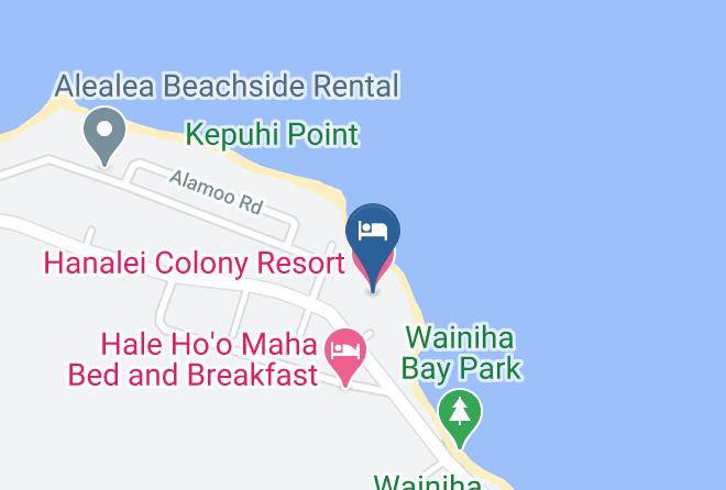 Kauai - Hanalei Colony Resort Maps