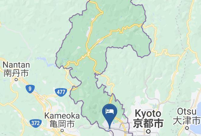Kyoto City Ukyo Ward - Hananoie Maps