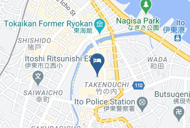 Ito City - Hotel Dankoen Maps