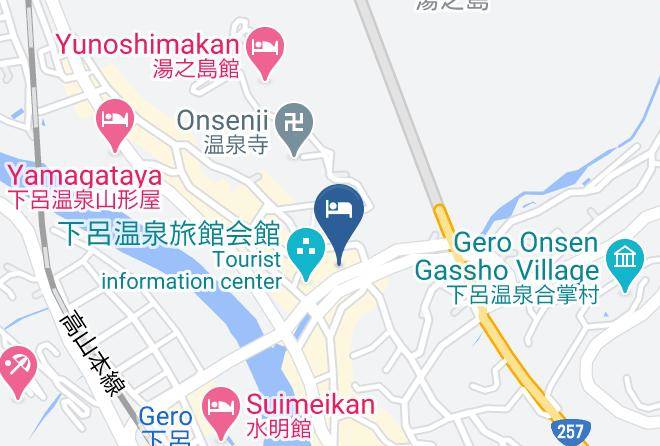 Hanarenoyado Tsukinoakari Map