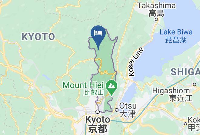 Kyoto City Sakyo Ward - Hanase Highland Inn Maps