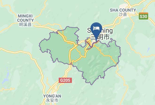 Sanming - Hanbo Hotel Maps