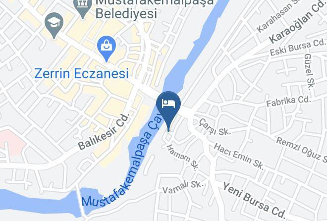 Mustafakemalpasa - Hande Hotel Maps