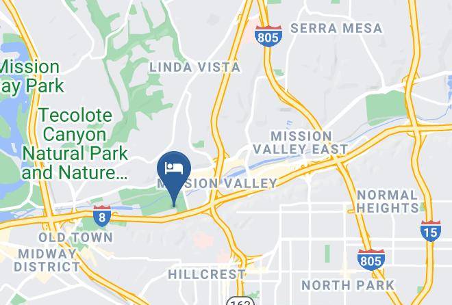 San Diego - Handlery Hotel San Diego Maps