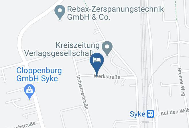 Diepholz - Handwerkerpension Adrett Maps
