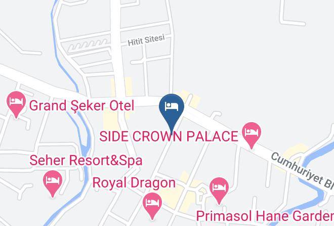 Manavgat - Hane Family Resort Maps