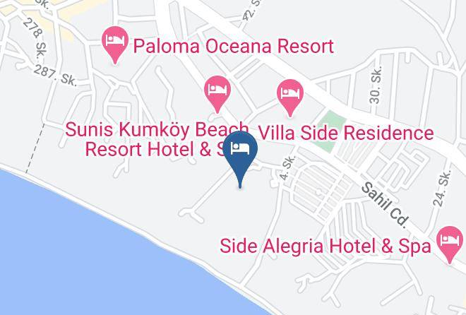 Manavgat - Hane Hotel Maps