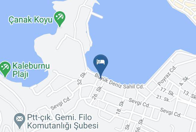 Foca - Hanedan Hotel Maps