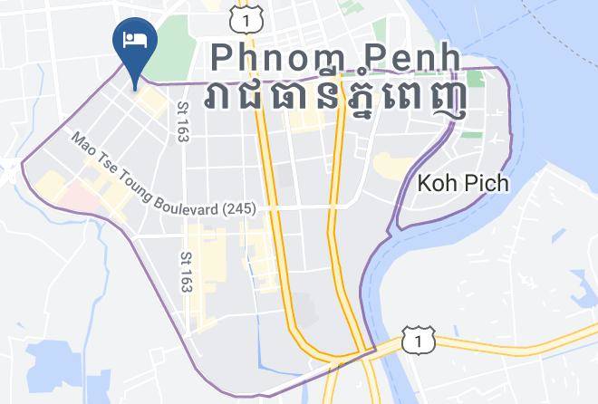 Chamkar Mon - Hang Neak Hotel Maps