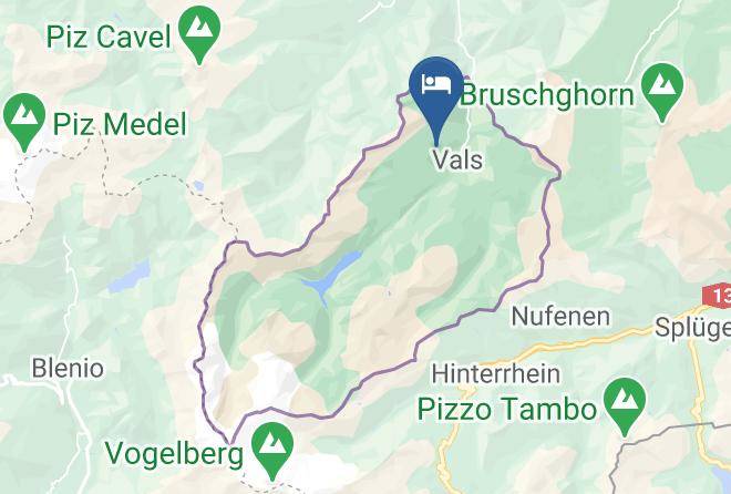 Surselva - Hangela Hutte Maps
